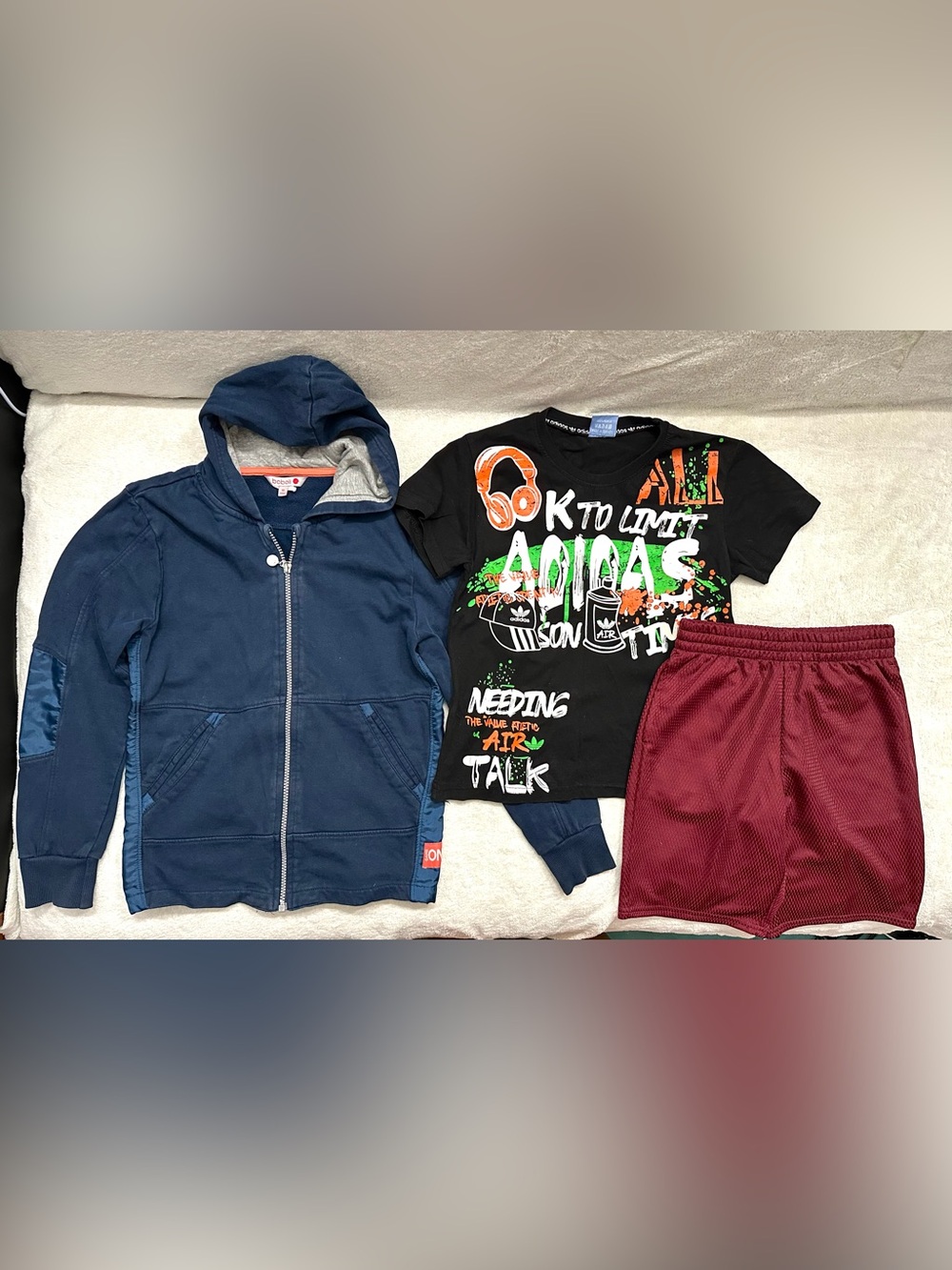 Lot Of Boys Clothes Size 8 Adidas  Excellent Condition
